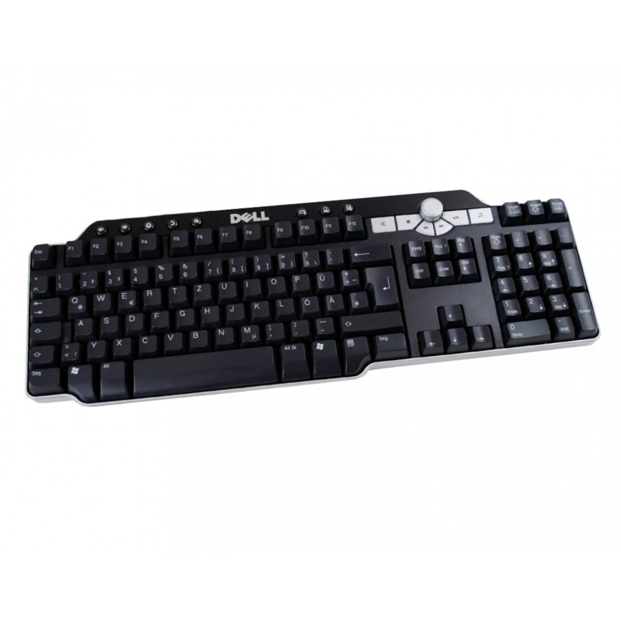 Refurbished Dell Sk-8135 Multimedia USB Hub Computer Keyboard, B