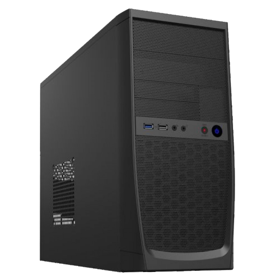 Spire Elite Micro ATX Case, 500W, Front USB 3.0, 8cm Fan, Mesh Front, Black