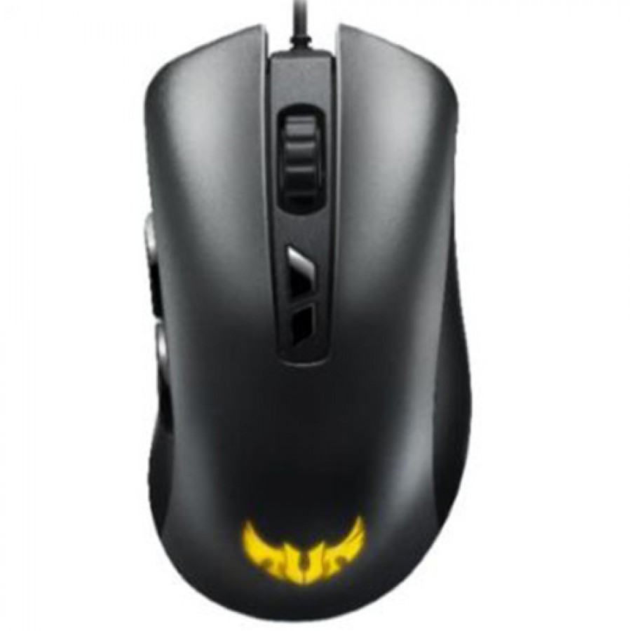 Asus TUF Gaming M3 Ergonomic Optical Gaming Mouse, 2000-7000 DPI, 7 Programmable Buttons, Durable Coating, RGB LED - Black