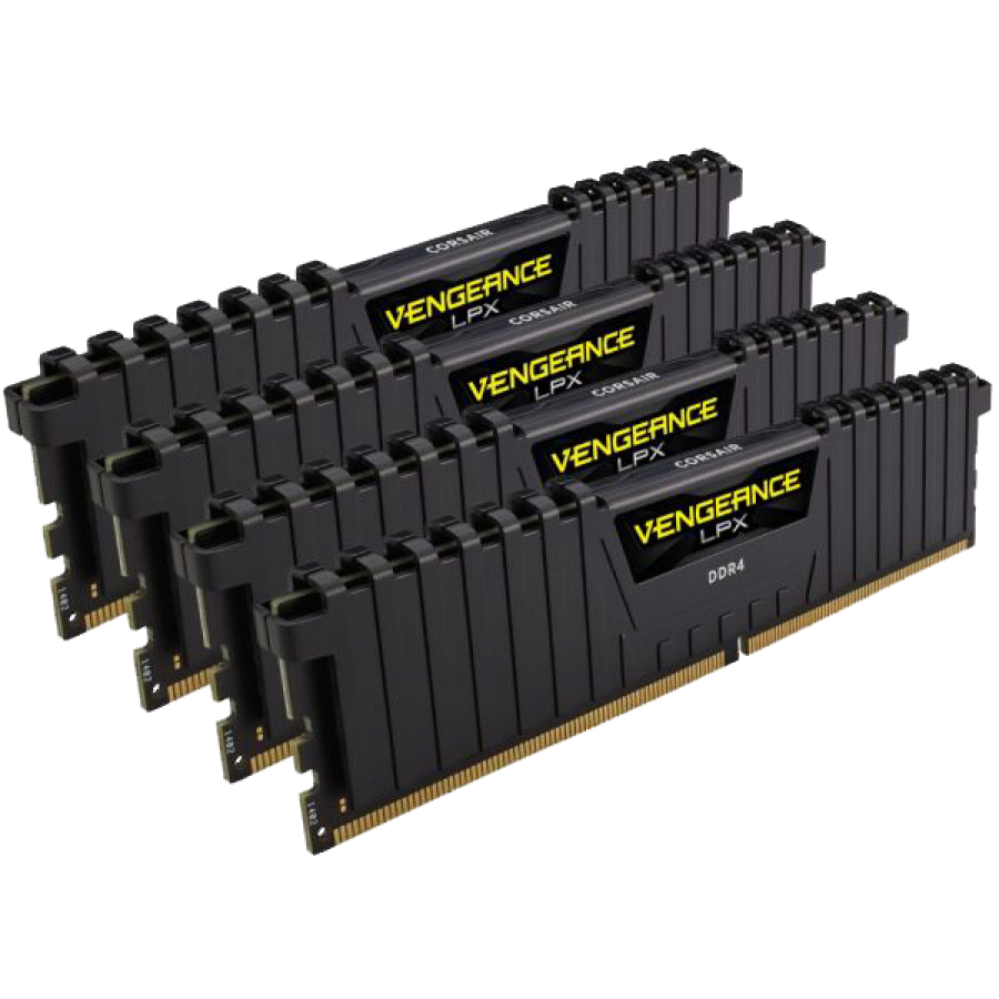 Corsair Vengeance LPX 32GB Memory Kit (4 x 8GB), DDR4, 3600MHz (PC4-28800), CL18, XMP 2.0