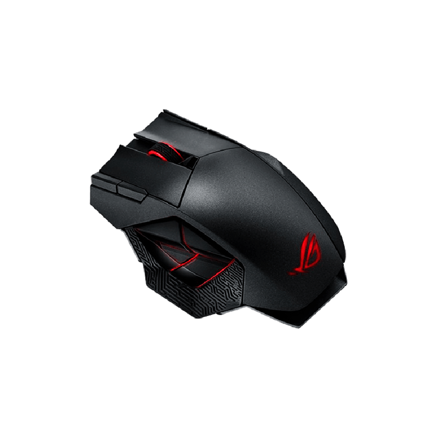 Asus ROG Spatha Wired / Wireless Gaming Mouse with RGB LED - Black
