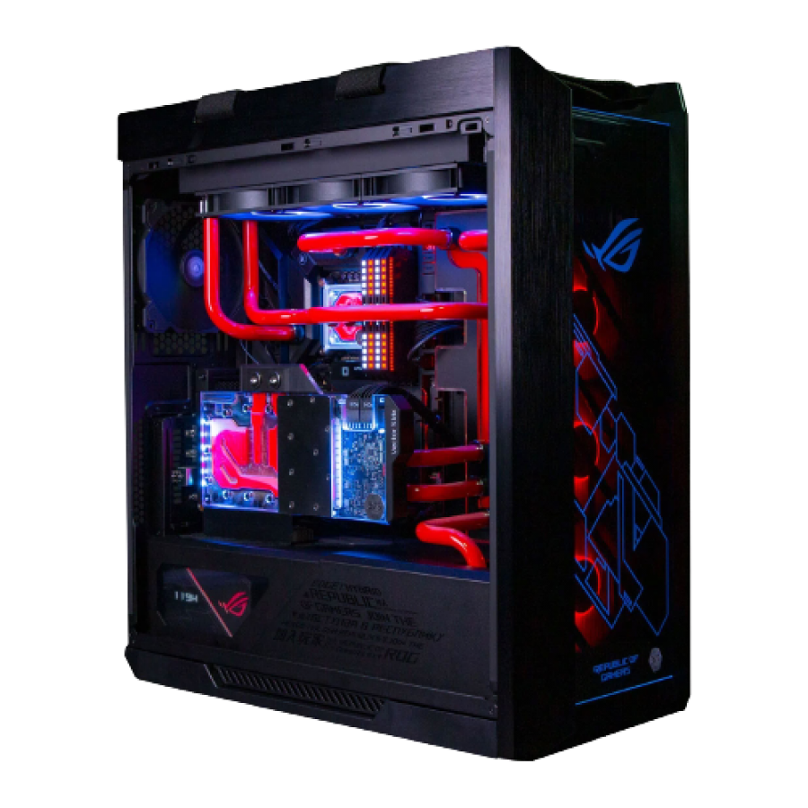 Powered By ASUS Watercooled RGB Gaming PC/ 3XS Helios/ AMD Ryzen 9 5950X/ 32GB RAM/ 2TB SSD/ NVIDIA RTX 3090/ Windows 10 Home