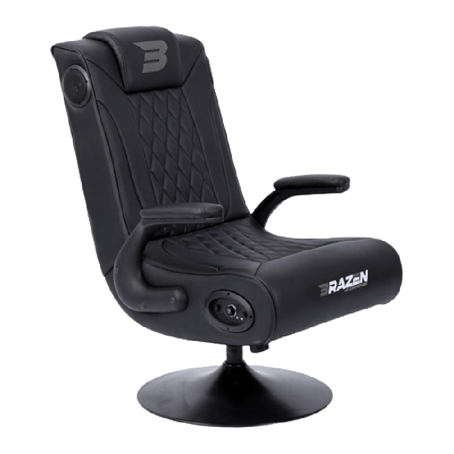 BraZen Emperor XX 2.1 Elite Black Esports DAB Surround Sound Gaming Chair