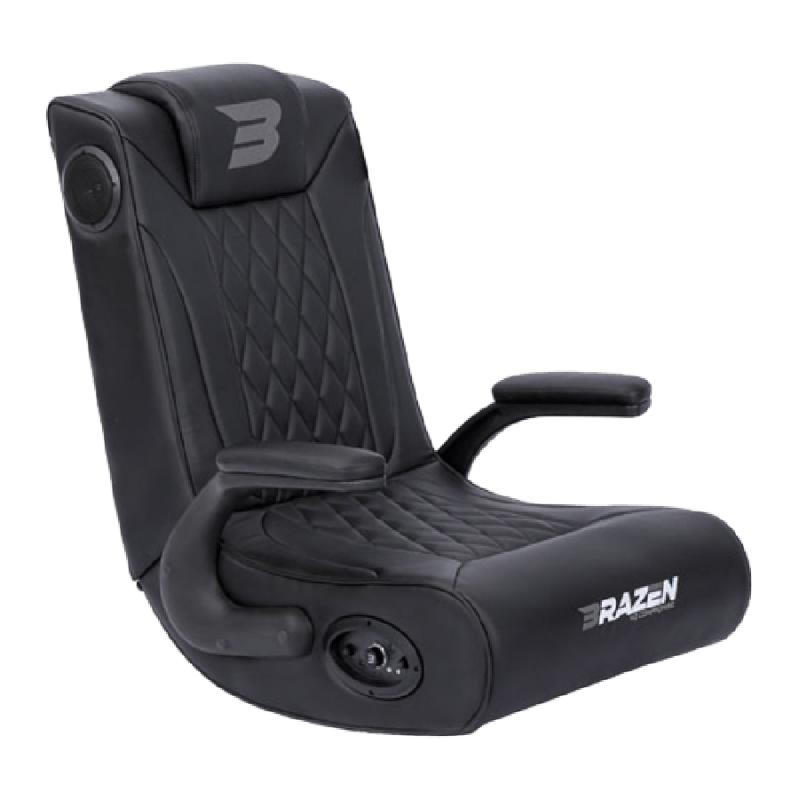 BraZen Emperor X 2.1 Elite Black Esports DAB Surround Sound Floor Rocker