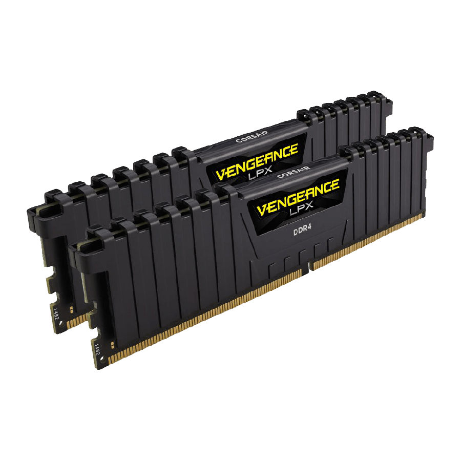 Corsair Vengeance LPX 16GB Kit (2 x 8GB), DDR4, 3200MHz (PC4-25600), CL16, XMP 2.0, DIMM Memory