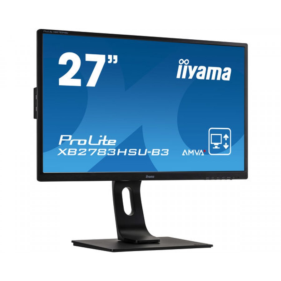 Iiyama Prolite XB2783HSU Computer Monitor 27", 1920x1080p, Built-In Speakers, DisplayPort, HDMI
