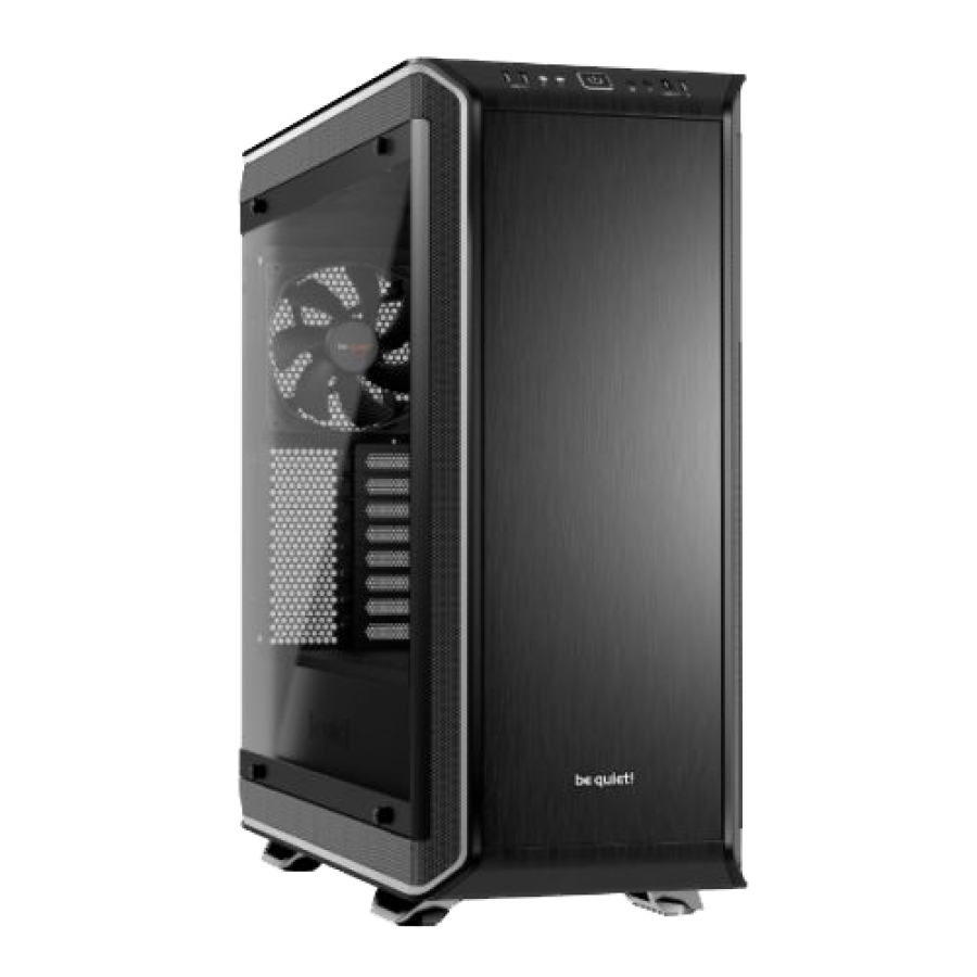 Be Quiet! Dark Base Pro 900 Rev2 Gaming Case, E-ATX, No PSU, PSU Shroud, 3 x Silent Wings 3 Fans, LEDs, Wireless Charger, Black