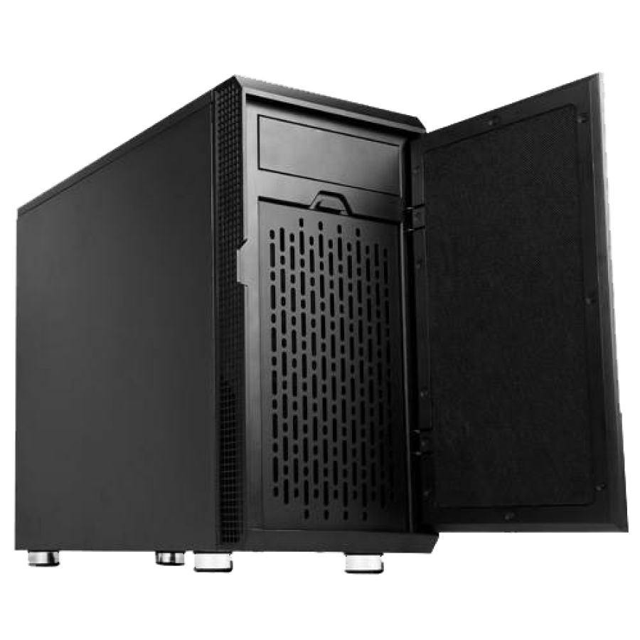 Antec P5 Ultimate Silent Case, Micro ATX, No PSU, Sound-Absorbing Foam, Black