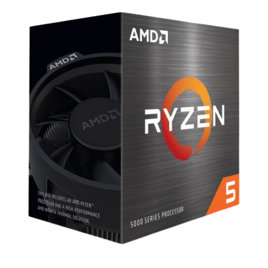 AMD Ryzen 5 5600 CPU with Wraith Stealth Cooler/AM4/3.5GHz (4.4 Turbo)/6-Core/65W/35MB Cache/5th Gen/No Graphics
