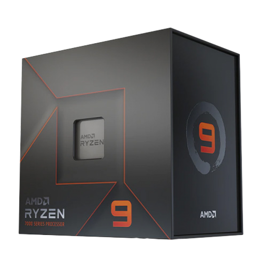 AMD Ryzen 9 7950X CPU, AM5, 4.5GHz (5.7 Turbo), 16-Core, 170W (230W Turbo), 81MB Cache, 5nm, 7th Gen, Radeon Graphics, NO HEATSINK/FAN