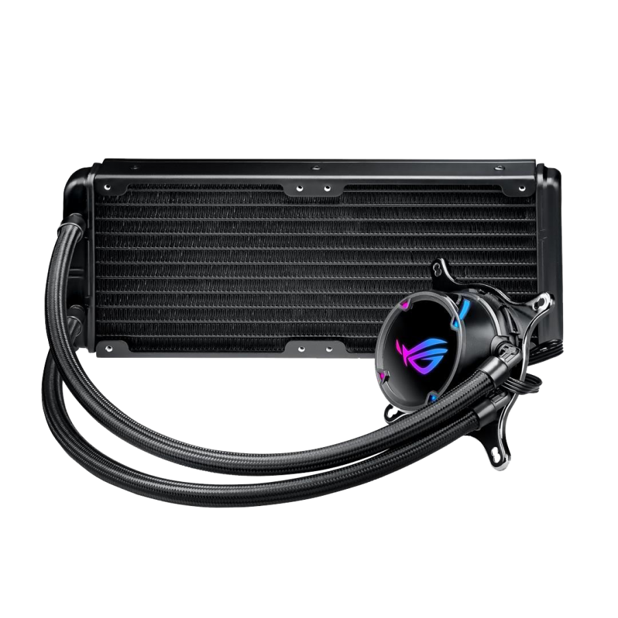 Asus ROG STRIX LC240 240mm Liquid CPU Cooler, 2 x 12cm PWM Fans, RGB