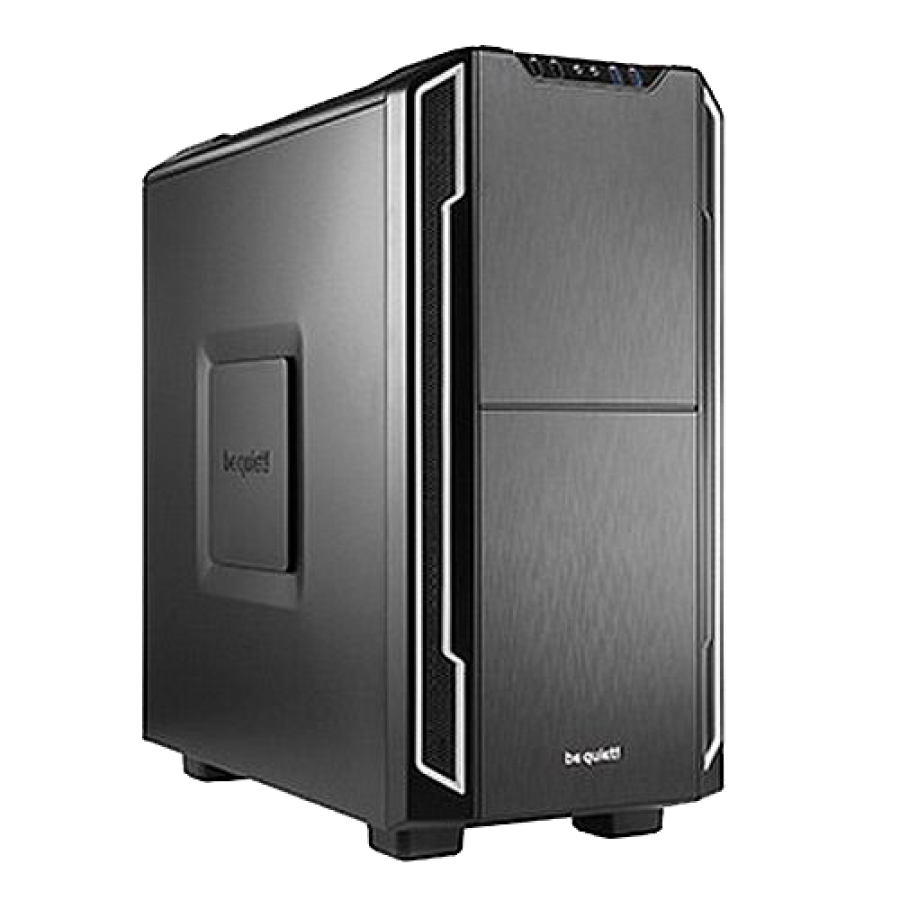 Be Quiet! Silent Base 600 Gaming Case, ATX, No PSU, Tool-less, 2 x Pure Wings 2 Fans, Silver Trim