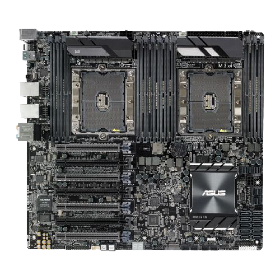 Asus WS C621E SAGE, Workstation, Intel C621, S 3647, EEB, Dual Scalable Xeon, 12 DDR4, Quad XFire/SLI, Dual LAN