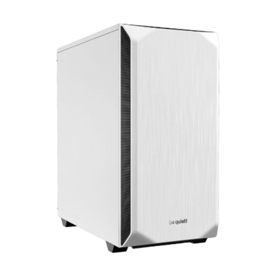 Be Quiet! Pure Base 500 Gaming Case, ATX, No PSU, 2 x Pure Wings 2 Fans, PSU Shroud, White