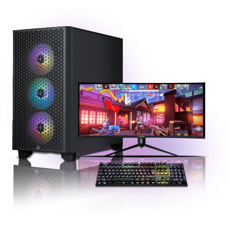 Refurb Fast Gaming PC Bundle/ Core i7 2nd Gen/ 16GB RAM/ 2TB HDD+480GB SSD/ 19-Inch Monitor/ GT 730 2GB/ Windows 10/ B