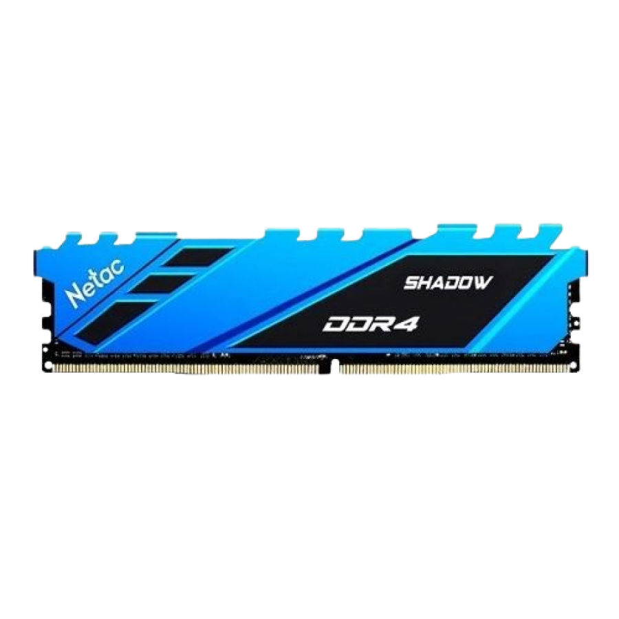 Netac Shadow Blue, 16GB, DDR4, 3200MHz (PC4-25600), CL16, DIMM Memory
