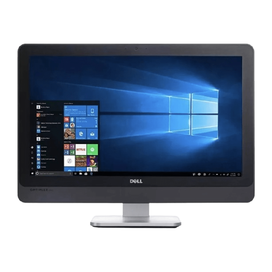 Refurbished Dell Optiplex 9020/ 23" AIO PC/ Intel Core i7-4th Gen 3.2GHz/ 8GB RAM/ 256 SSD/ WIN 10