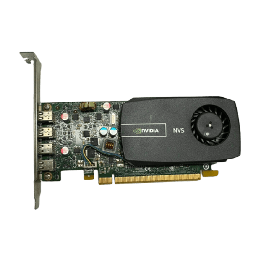 Refurbished 2GB Dell NVidia/ NVS 510 Quadro 09NPC8/ 4 x Mini Display Port/ PCI-E/ Graphics Card