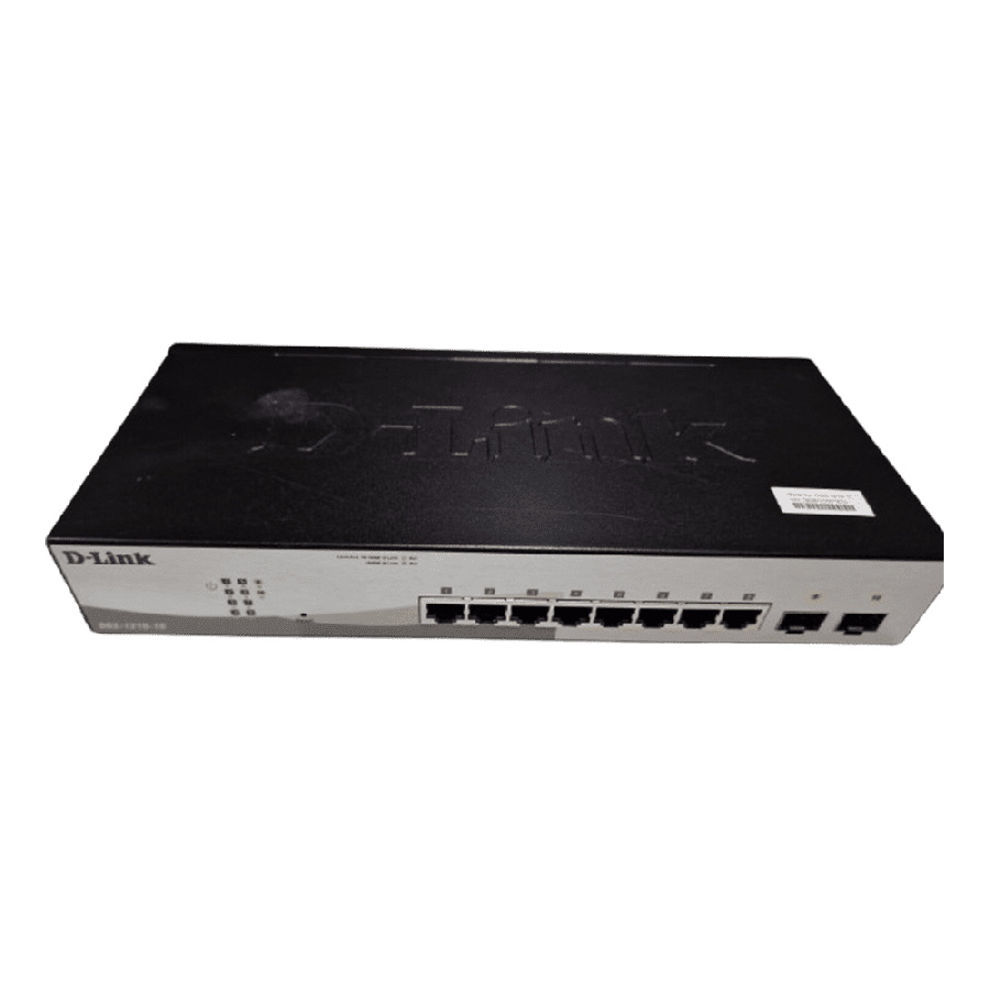 Refurbished D-link DGS-1210-10/ 2GB/ SFP ports Switch/ 10-Port Gigabit/ Smart Managed POE Switch