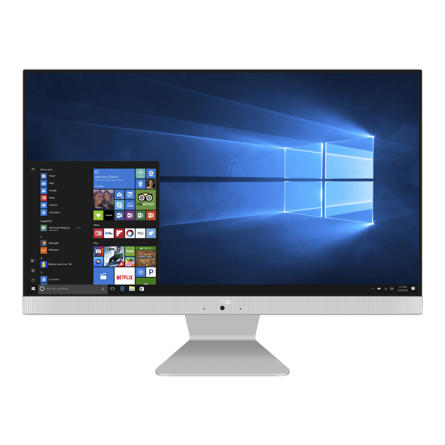 ASUS Vivo V241 AIO/ 23.8-Inch/ Intel Core i5 1135G7/ 8GB RAM/ 1TB HDD+128GB SSD/ Silver/ Windows 10 Home