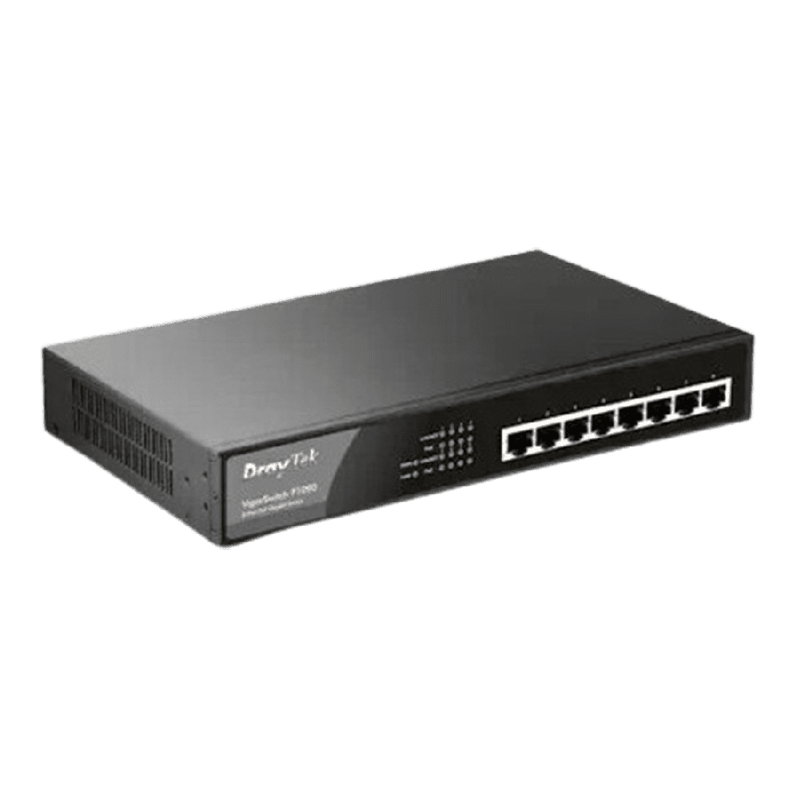 Refurbished Draytek VigorSwitch P1090/ Professional Gigabit/ 8-Port PoE+ Switch