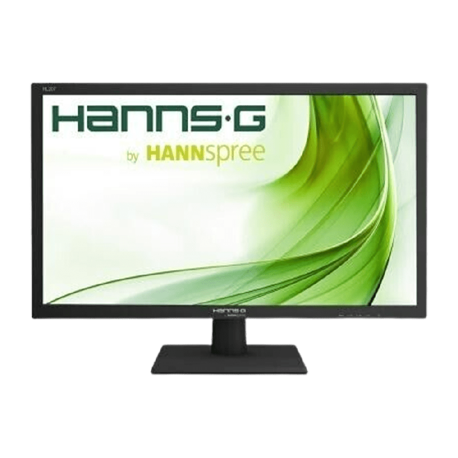 Refurbished Hanns.G HL205DPB/ 19.5" Widescreen/ LCD Monitor/ DVI-D/ VGA / With Stand/ Warranty