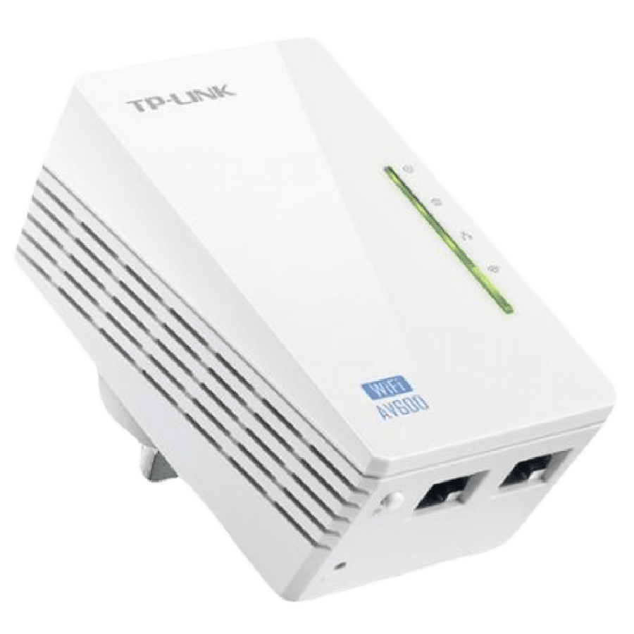TP-LINK (TL-WPA4220KIT V2) 300Mbps AV600 Wireless N Powerline Adapter Kit