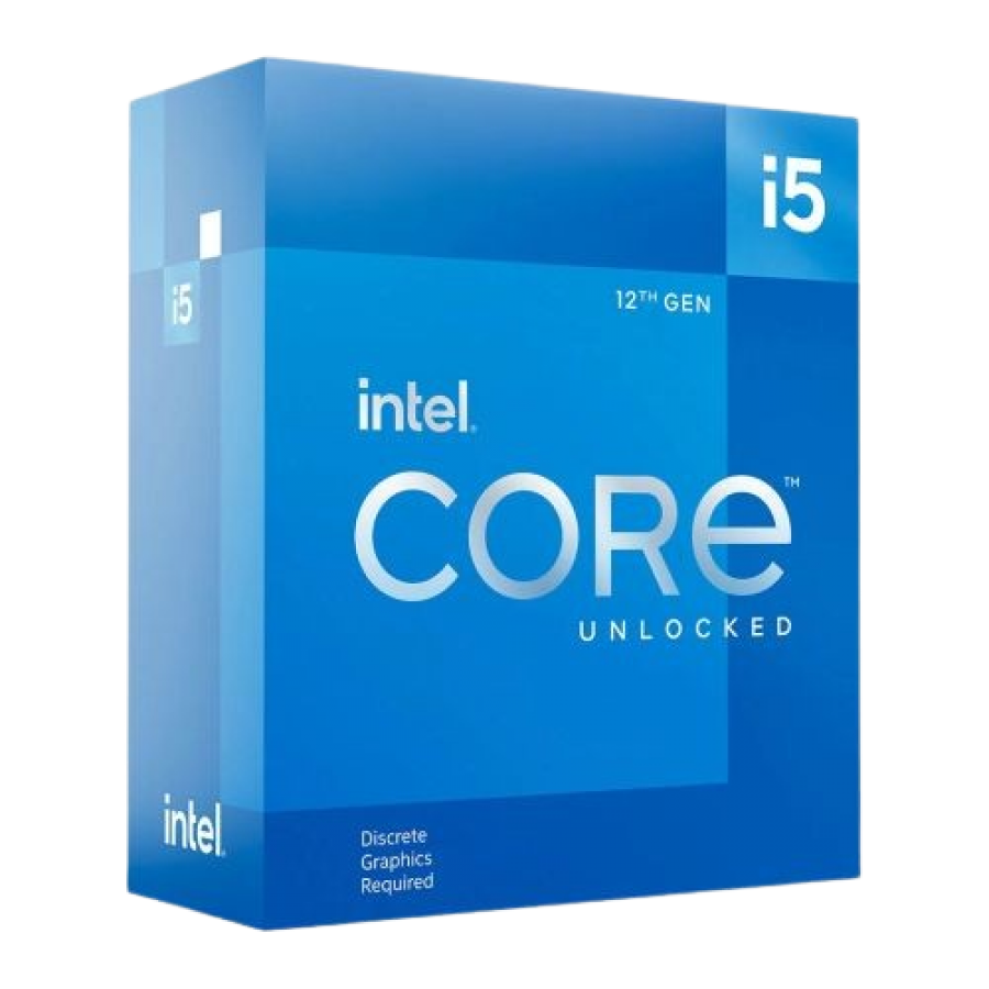 Intel Core i5-12600KF CPU, 1700, 3.7 GHz (4.9 Turbo), 10-Core, 125W (150W Turbo), 10nm, 20MB Cache, Overclockable, Alder Lake, No Graphics, NO HEATSINK/FAN