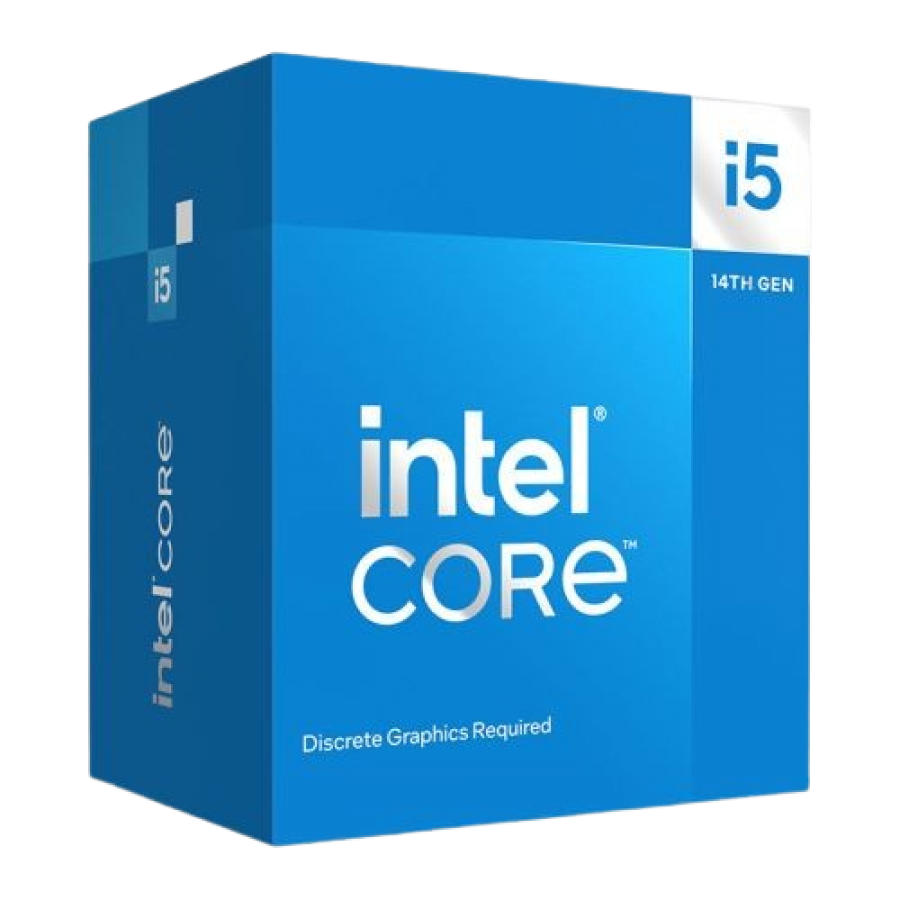 Intel Core i5-14400F CPU, 1700, Up to 4.7GHz, 10-Core, 65W (148W Turbo), 10nm, 20MB Cache, Raptor Lake Refresh, No Graphics