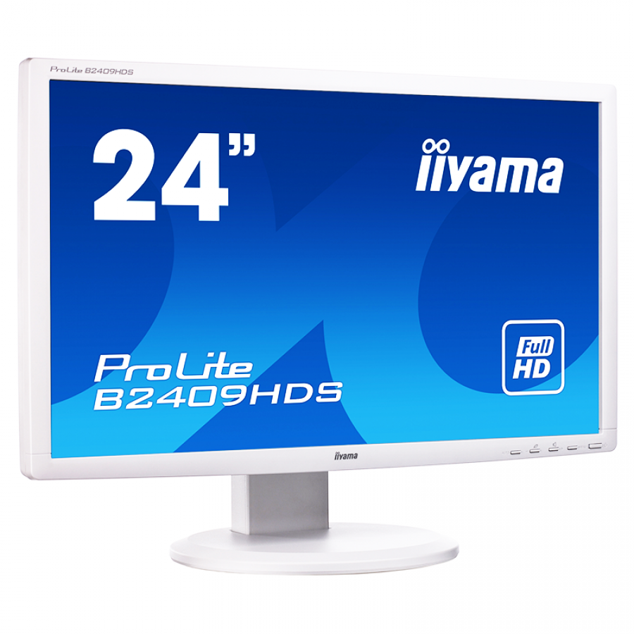 Refurbished iiyama ProLite B2409HDS 24" Widescreen LCD Monitor, built-in Speakers UK , B