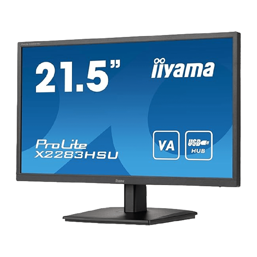 Refurbished iiyama X2283HSU-B1/ 21.5 VA LCD/ 1ms/ Full HD 1920x1080/ 1x HDMI/ 1 x DisplayPort/  USB Hub/ 2 x 2W Speakers