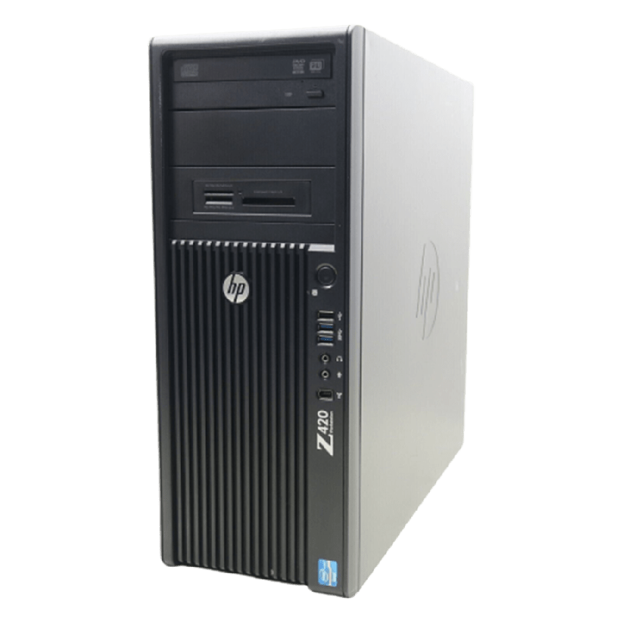 Refurbished HP Z420 Workstation/ Intel(R)/ Xeon(R)/ CPU E5-1620 0 @ 3.60GHz/ 32GB RAM/ 512GB SSD/ GF119