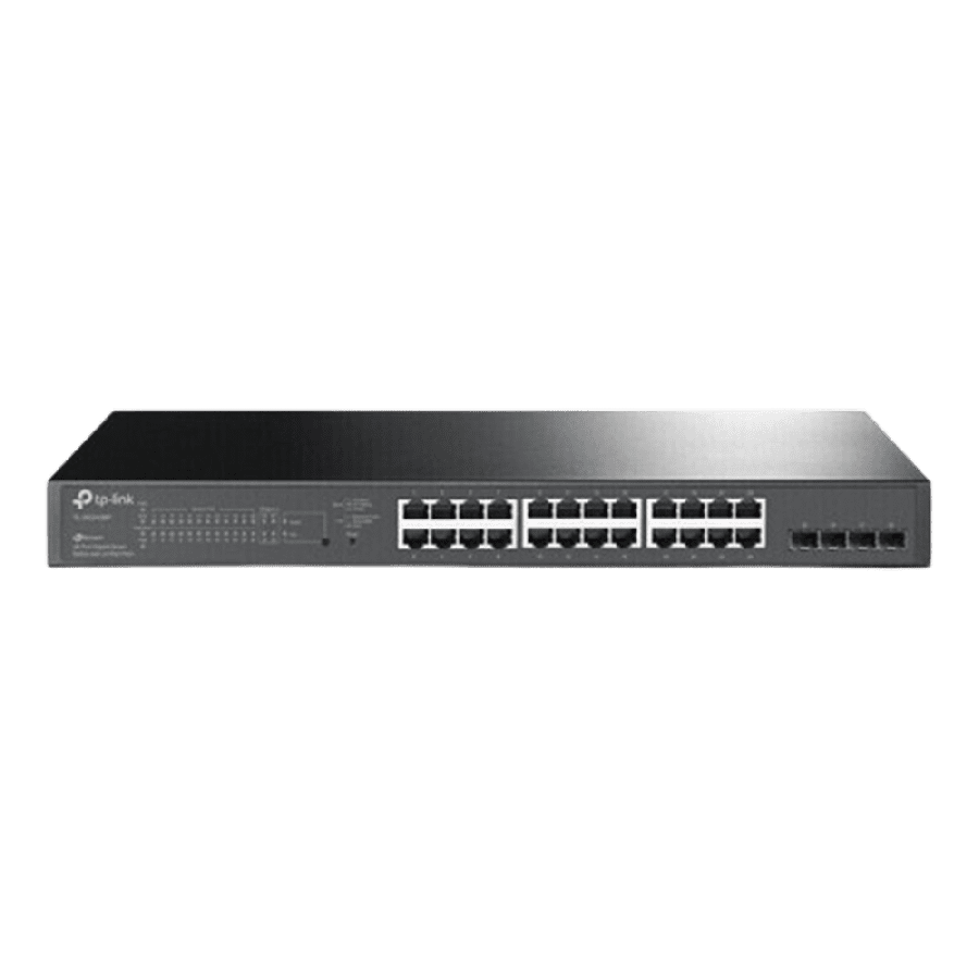 Refurbished JetStream 24-Port/ Gigabit Smart PoE+ Switch with 4 SFP Slots