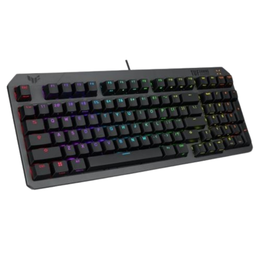 Brand New Asus TUF GAMING K3 Gen II Optical-Mechanical Compact Gaming Keyboard, 97-Key Layout, Dampening Foam, IP57, RGB Lighting