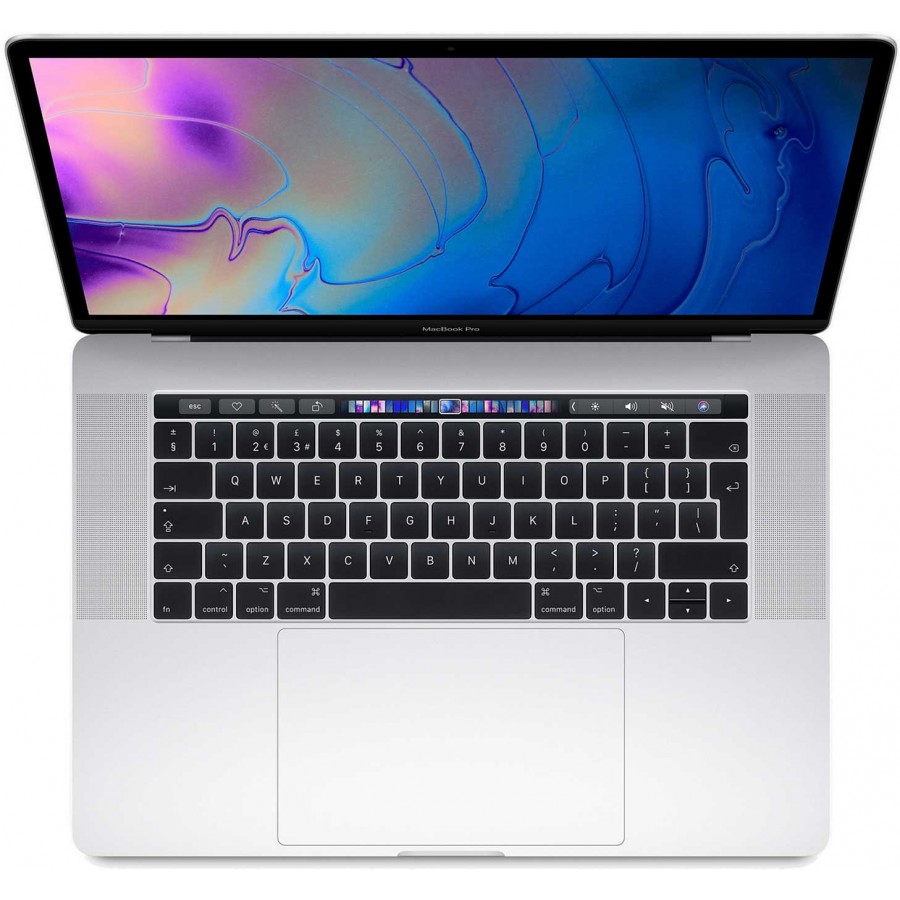 Refurbished Apple MacBook Pro 15,1/i7-8750H/16GB RAM/256GB SSD/Touch Bar/555x/15" RD/C (Mid-2018) Silver