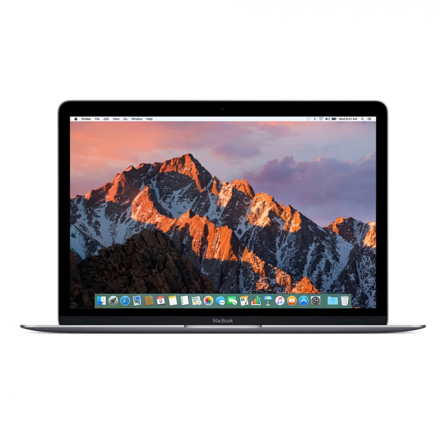 Refurbished Apple Macbook 9,1/M7-6Y75/8GB RAM/256GB SSD/12"/RD/OSX/Space Grey/B (Early-2016) 