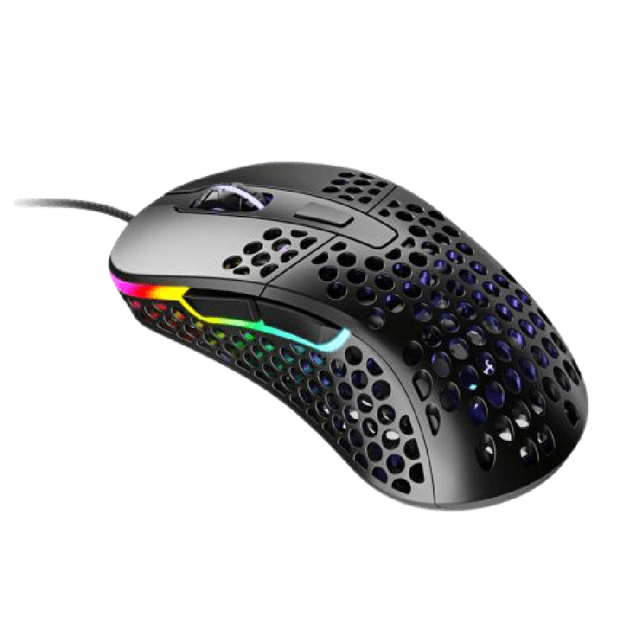 Brand New Xtrfy M4 RGB Wired Optical Gaming Mouse/USB/400-16000 DPI/Omron Switches/125-1000 Hz/Adjustable RGB/Black