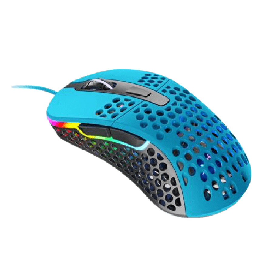 Brand New Xtrfy M4 RGB Wired Optical Gaming Mouse/USB/400-16000 DPI/Omron Switches/125-1000 Hz/Adjustable RGB/Blue
