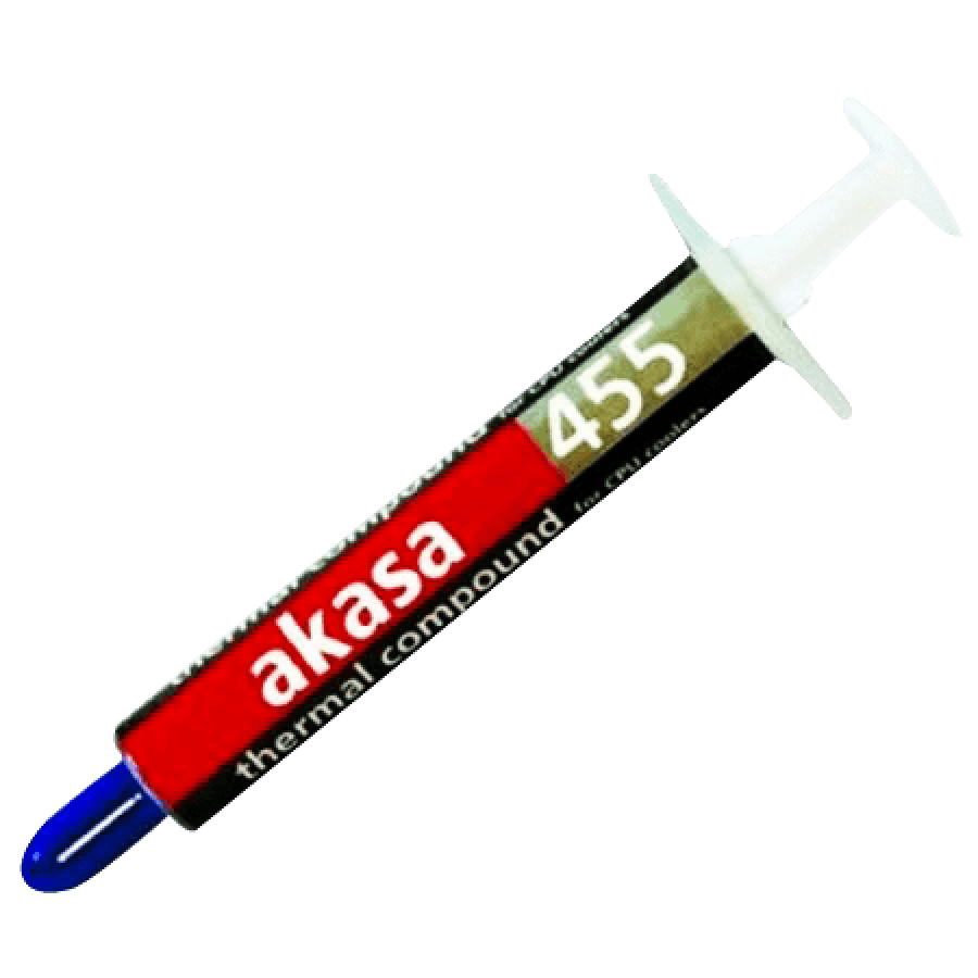 Akasa AK-455 Heat Paste, 0.87ML (1.5G) with Syringe, Hi Performance