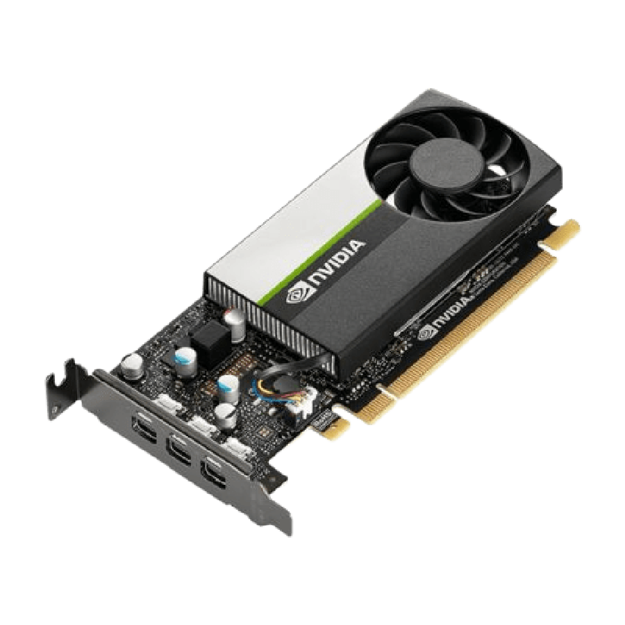 PNY T600 Professional Graphics Card, 4GB DDR6, 640 Cores, 4 miniDP 1.4, Low Profile (Bracket Included), OEM (Brown Box)