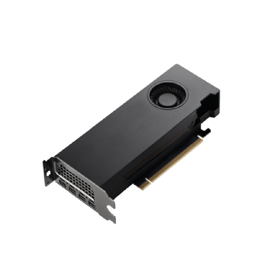 PNY RTXA2000 Professional Graphics Card, 6GB DDR6, 4 miniDP, 3328 Cores, Low Profile, OEM (Brown Box)