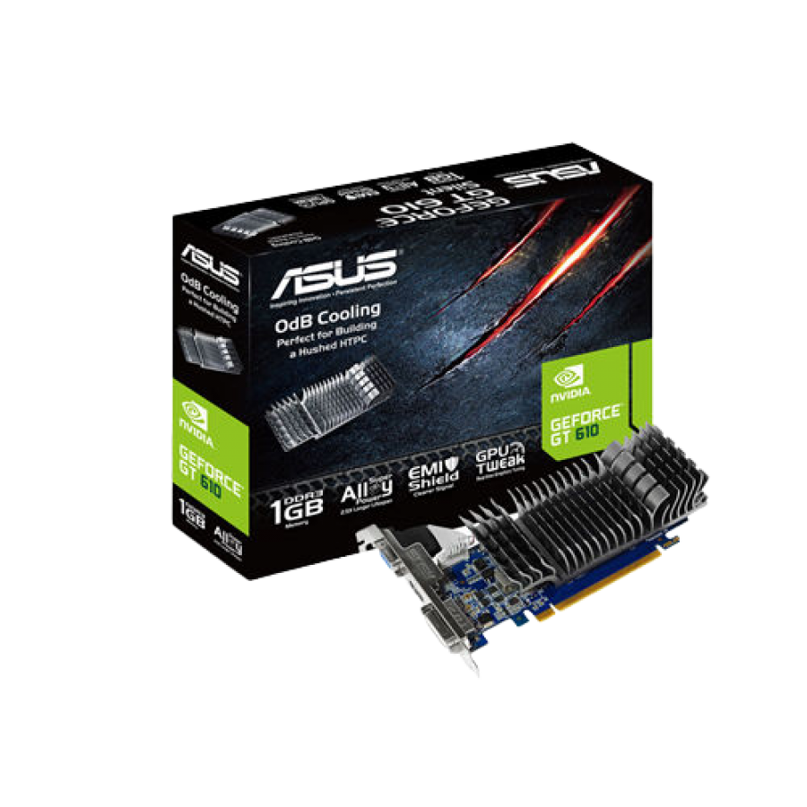 Refurbished ASUS GT610-SL-1GD3-L/ GeForce GT 610/ 1GB/ PCI-E/ HDMI Graphics Card