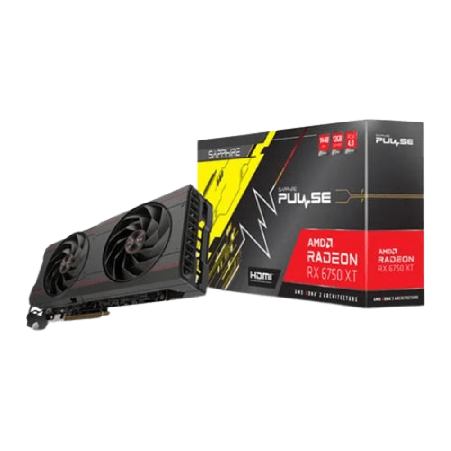 Brand New Sapphire PULSE RX6750 XT, 12GB DDR6, PCIe4, HDMI, 3 DP, 2618MHz Clock