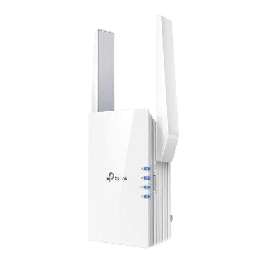 Brand New TP-LINK (RE500X) AX1500 Dual Band Wall-Plug Wi-Fi Range Extender/ 1 GB LAN/ AP Mode/ Tether App