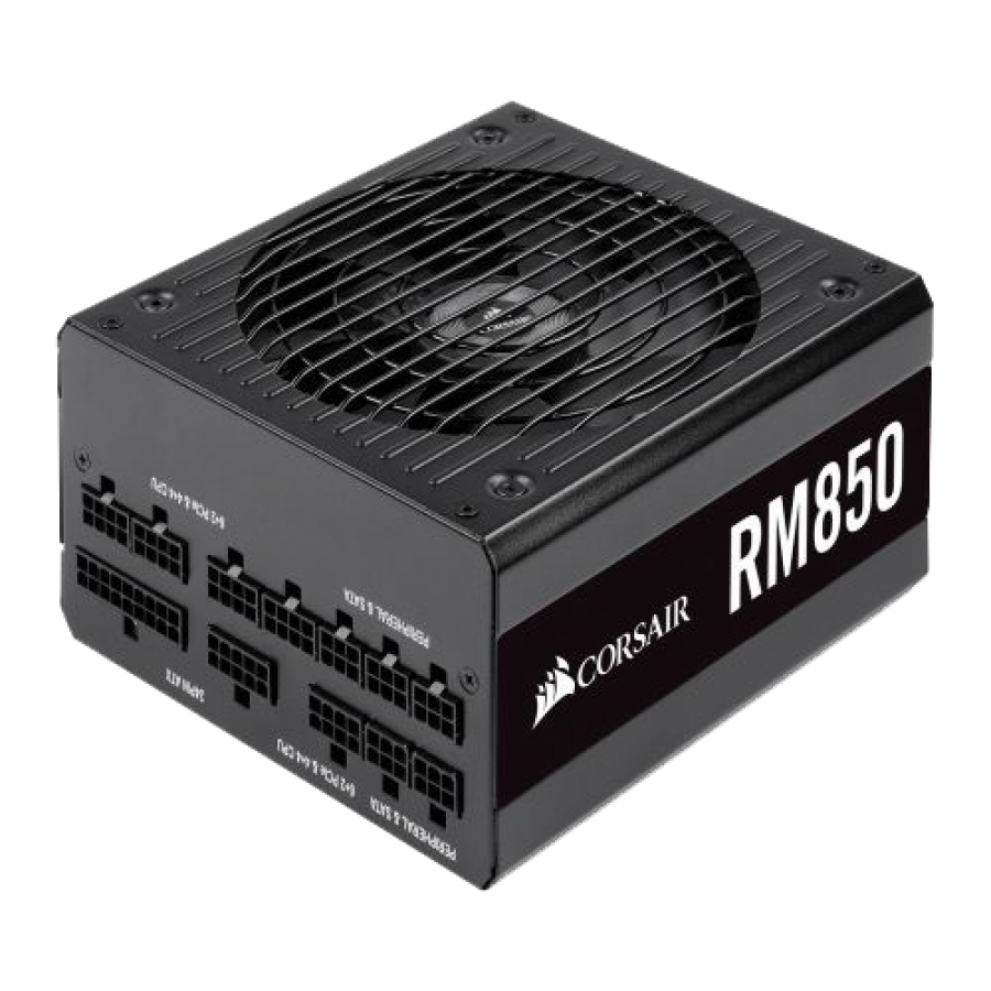 Corsair 850W RM Series RM850 PSU, Rifle Bearing Fan, Fully Modular, 80+ Gold