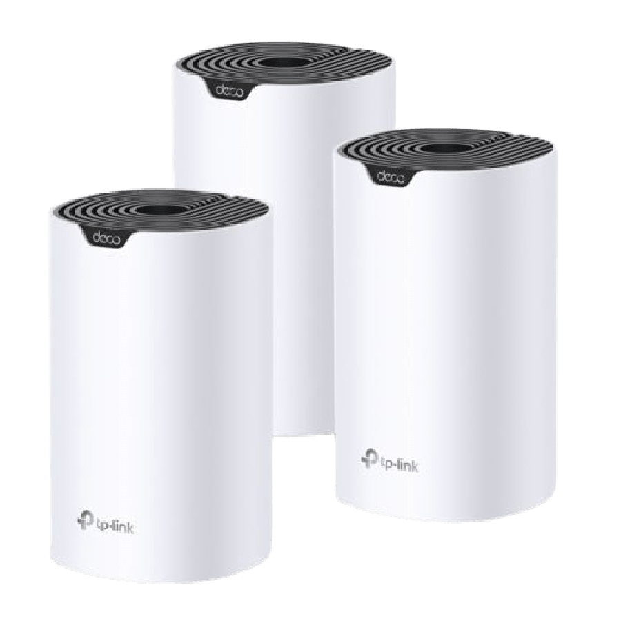 Brand New TP-LINK (DECO S4) Whole-Home Mesh Wi-Fi System/ 3 Pack/ Dual Band AC1200/ MU-MIMO/ 2 x LAN on each Unit