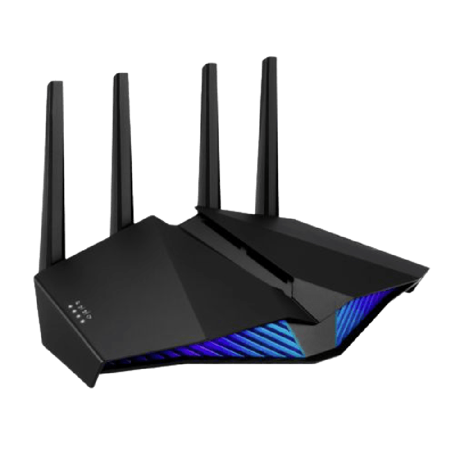 Brand New Asus (RT-AX82U) AX5400 (574+4804Mbps) Wireless Dual Band RGB Router/ Mobile Game Mode/ 802.11ax, AiMesh/ Lifetime Free Internet Security