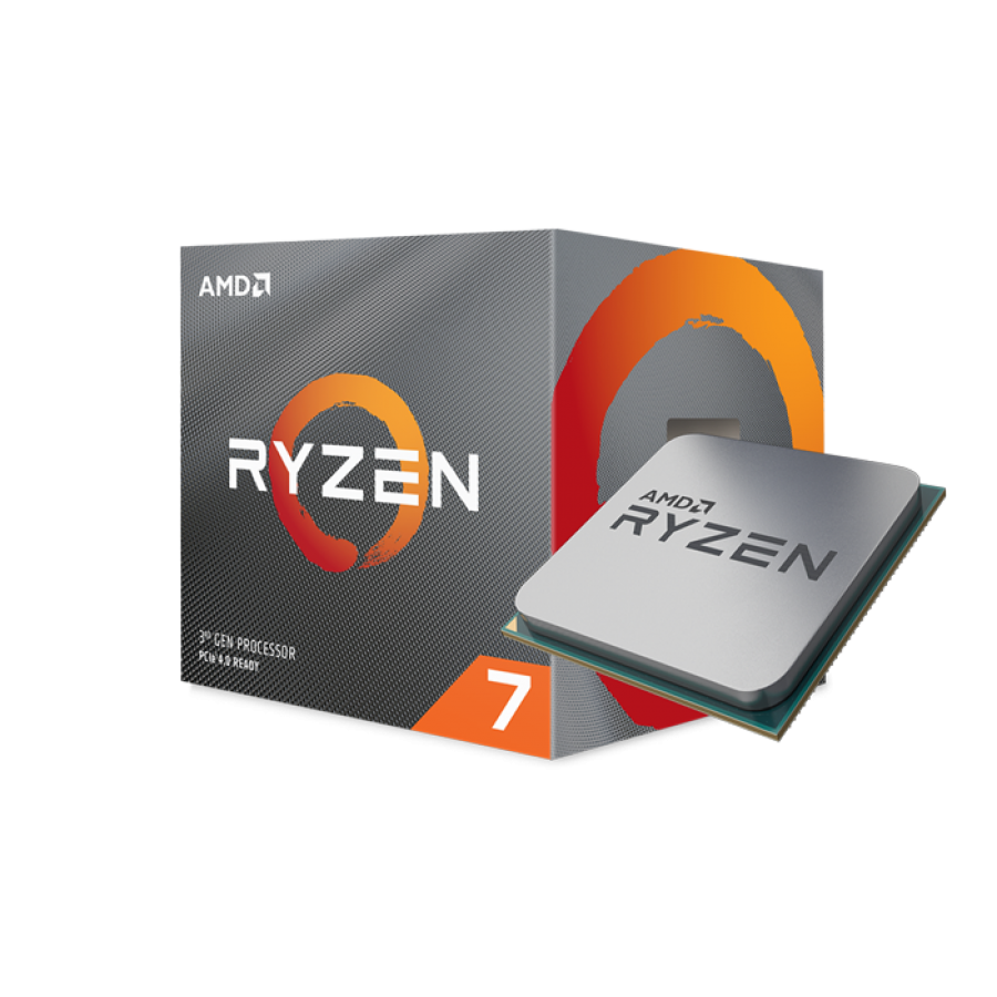 AMD Ryzen 7 3800X CPU with Wraith Prism RGB Cooler, 8-Core, AM4, 3.9GHz (4.5 Turbo), 105W, 7nm, 3rd Gen, No Graphics