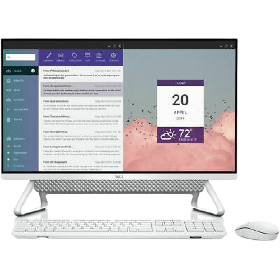 Dell Inspiron AIO 7700 All-in-One/ 27-Inch/ Intel Core i7-1165G7/ 8GB RAM/ 1TB HDD+512GB SSD/ Silver/ Windows 10