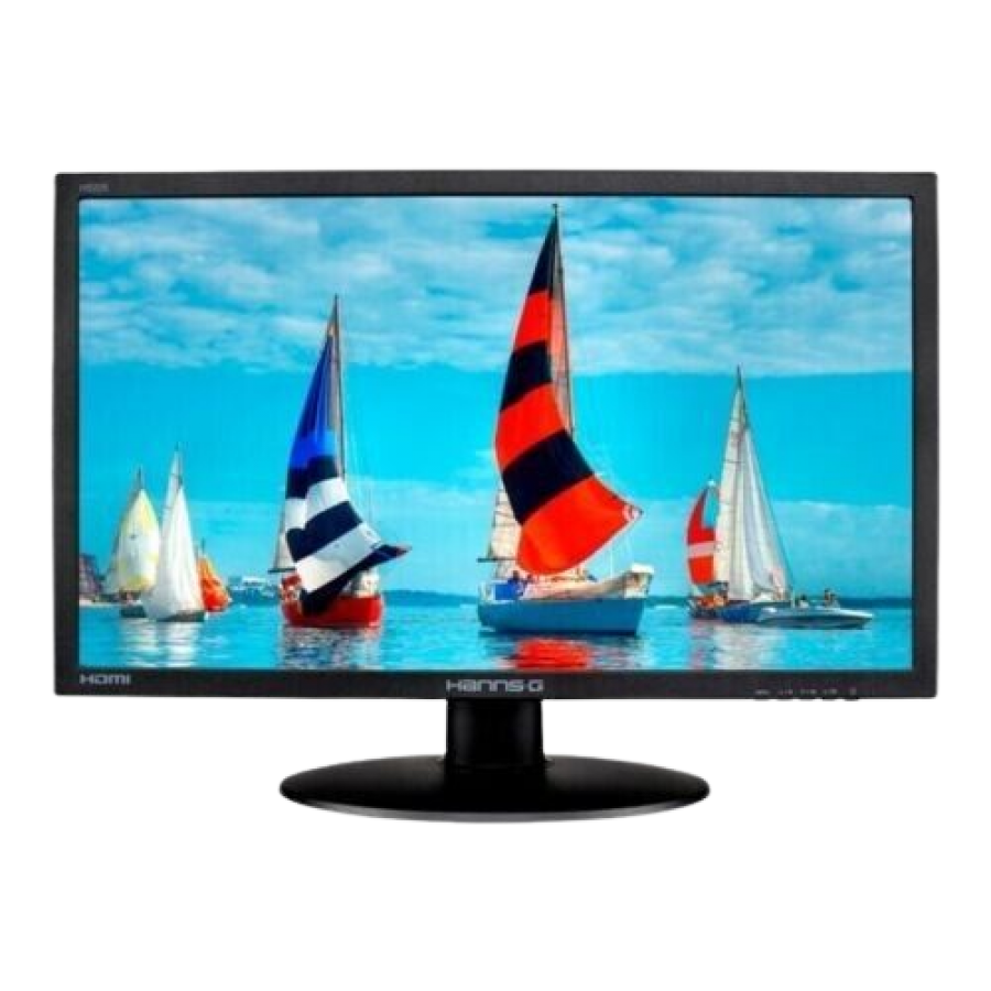 Refurbished HannsG HH251/ 25 -Inch/ 1920 x1080px/ LCD TFT Monitor/ VGA DVI/ Gaming Black 